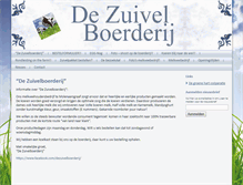 Tablet Screenshot of dezuivelboerderij.nl
